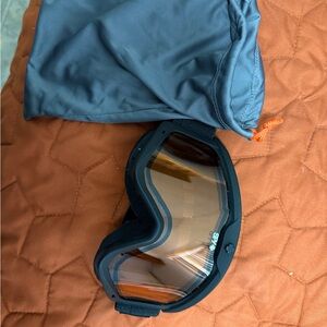 SPY Black and Orange Face Mask